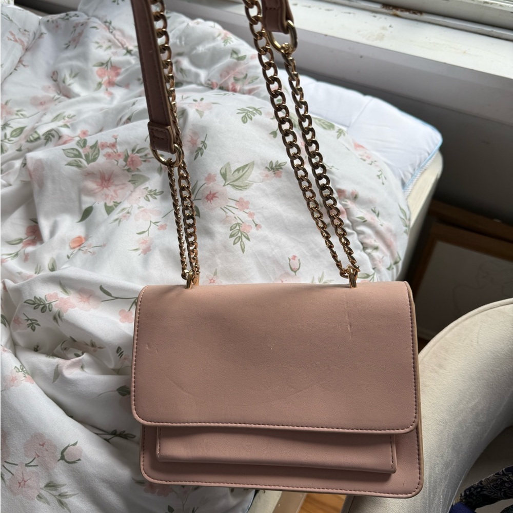 Pink Chain Strap Women's Purse